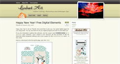 Desktop Screenshot of blog.enchantart.com