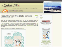 Tablet Screenshot of blog.enchantart.com